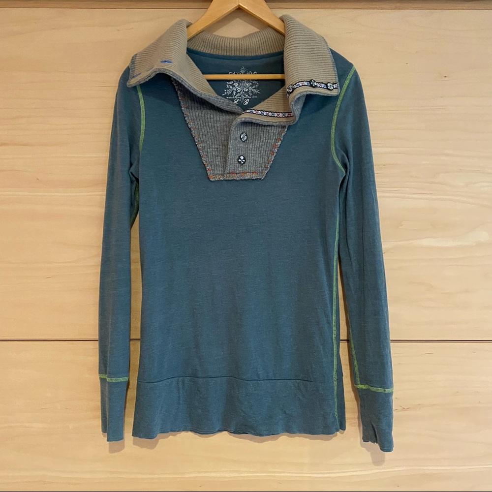 Free People Sweater Neck/long sleeve Shirt